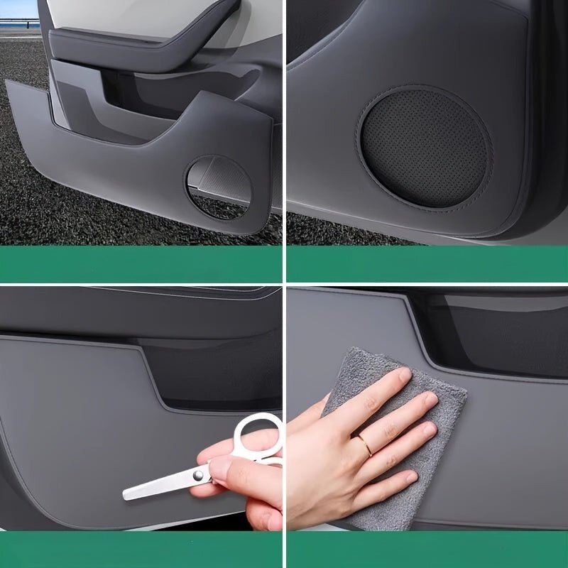 Tesla Model 3 Highland - Tesla Model Y Juniper Front Rear Door Kick Protection Buy From Europes Tesla Accessories Online Store with Delivery Across Europe with Fedex TESLARY.EU