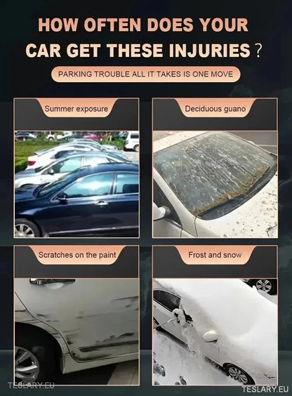 Indoor/Outdoor Universal 4.9M Car Cover/Protector - Black - TESLARY Tesla Shop Accessories Europe Nederlands Ireland Deutschland Espana Alicante France Italia