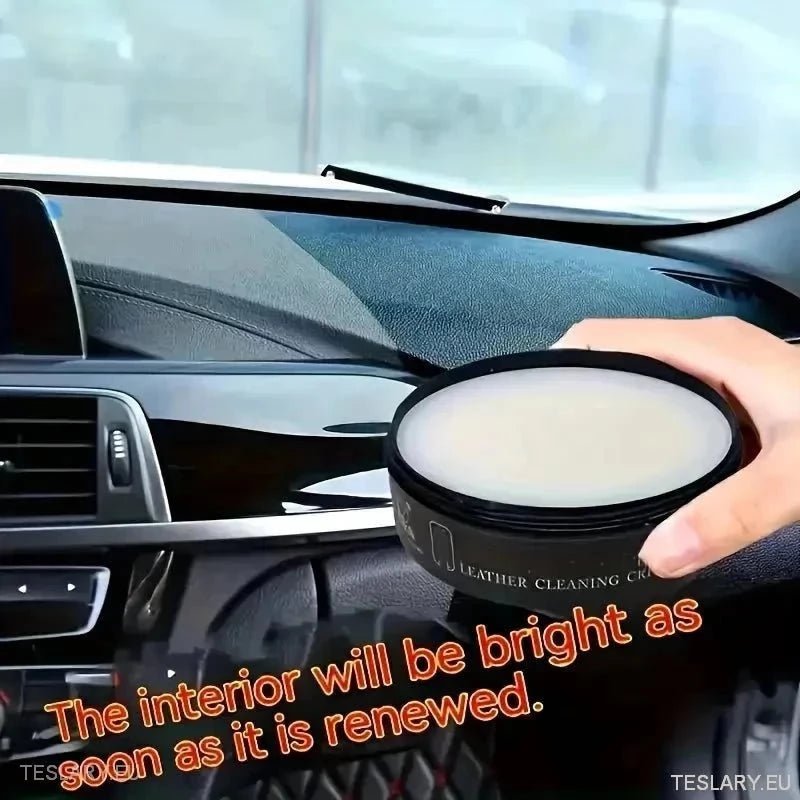 Leather Cleaning Cream for Tesla PU Leather Seats and Interior - TESLARY Tesla Shop Accessories Europe Nederlands Ireland Deutschland Espana Alicante France Italia