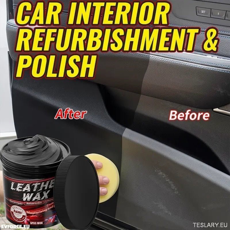 Leather Wax Protection Cream - TESLARY Tesla Shop Accessories Europe Nederlands Dublin Cork Ireland Deutschland Espana Alicante France Italia
