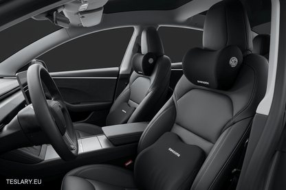 Memory Foam Neck Pillow & Back Support Cushion for All Tesla Models ( 4 Pillows Driver & Passenger ) - TESLARY Tesla Shop Accessories Europe Nederlands Dublin Cork Ireland Deutschland Espana Alicante France Italia