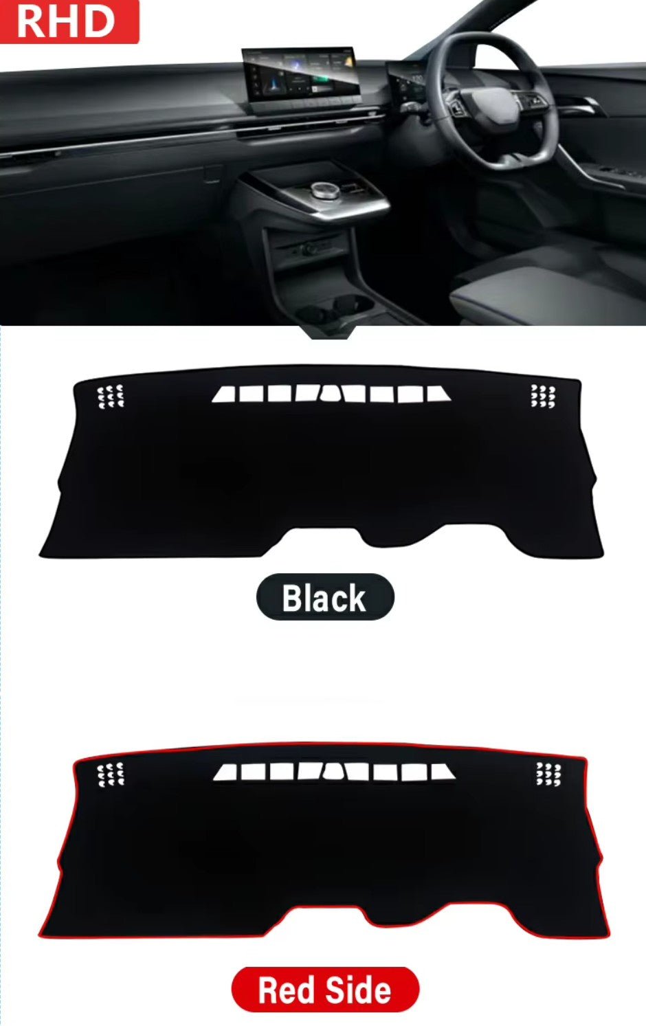 MG4 EV Electric Car Dashboard Cover SunShade Anti-UV Carpets Non-Slip Mats - TESLARY Buy Tesla Shop Accessories Europe Nederlands Dublin Cork Ireland Deutschland Espana Iceland Finland France Italia