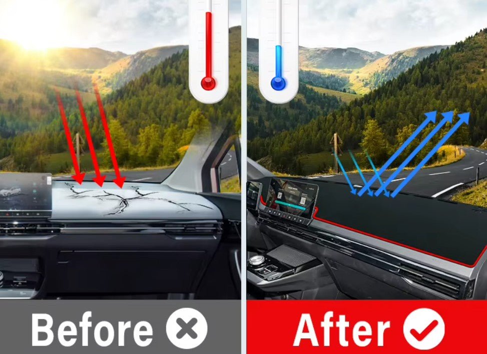 MG4 EV Electric Car Dashboard Cover SunShade Anti-UV Carpets Non-Slip Mats - TESLARY Buy Tesla Shop Accessories Europe Nederlands Dublin Cork Ireland Deutschland Espana Iceland Finland France Italia