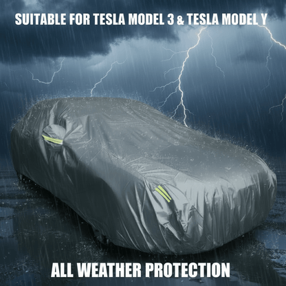 Tesla Model 3 , Model 3 Highland Standard and Premium , Model Y , Model Y Juniper Standard RWD and Premium All Weather Protective Cover Buy From Europes Teslary.eu