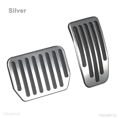 Performance Upgrade Tesla 3 / Y Non Slip Aluminium Foot Pedals - TESLARY Tesla Shop Accessories Europe Nederlands Dublin Cork Ireland Deutschland Espana Alicante France Italia