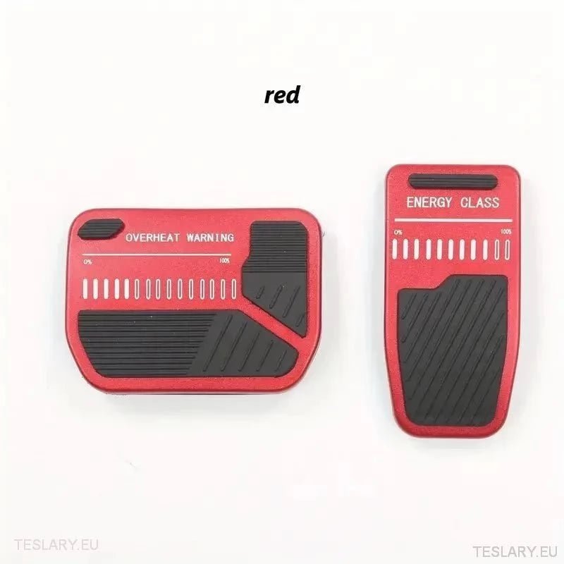 Performance Upgrade Tesla 3 / Y Non Slip Aluminium Sport Medals Red / Silver - TESLARY Tesla Shop Accessories Europe Nederlands Ireland Deutschland Espana Alicante France Italia