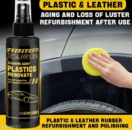 Plastic & PU Leather Renovation Cleaning Agent 100ml - TESLARY Tesla Shop Accessories Europe Nederlands Ireland Deutschland Espana Alicante France Italia