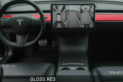 Premium Dashboard Cover for Tesla Model 3 / Y Carbon Fiber Matte , Carbon Fibre Gloss , Red , Black Matte , Black Gloss , White and More - TESLARY Tesla Shop Accessories Europe Nederlands Dublin Cork Ireland Deutschland Espana Alicante France Italia