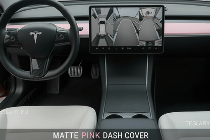 Premium Dashboard Cover for Tesla Model 3 / Y Carbon Fiber Matte , Carbon Fibre Gloss , Red , Black Matte , Black Gloss , White and More - TESLARY Tesla Shop Accessories Europe Nederlands Dublin Cork Ireland Deutschland Espana Alicante France Italia