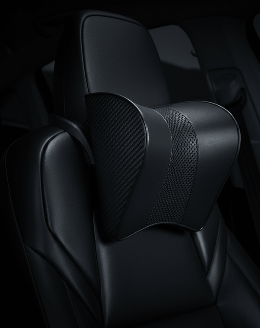 Premium Headrest Pillow with Support for Neck for Tesla Model 3 , Y , Highland & Juniper - TESLARY Tesla Shop Accessories Europe Nederlands Dublin Cork Ireland Deutschland Espana Alicante France Italia