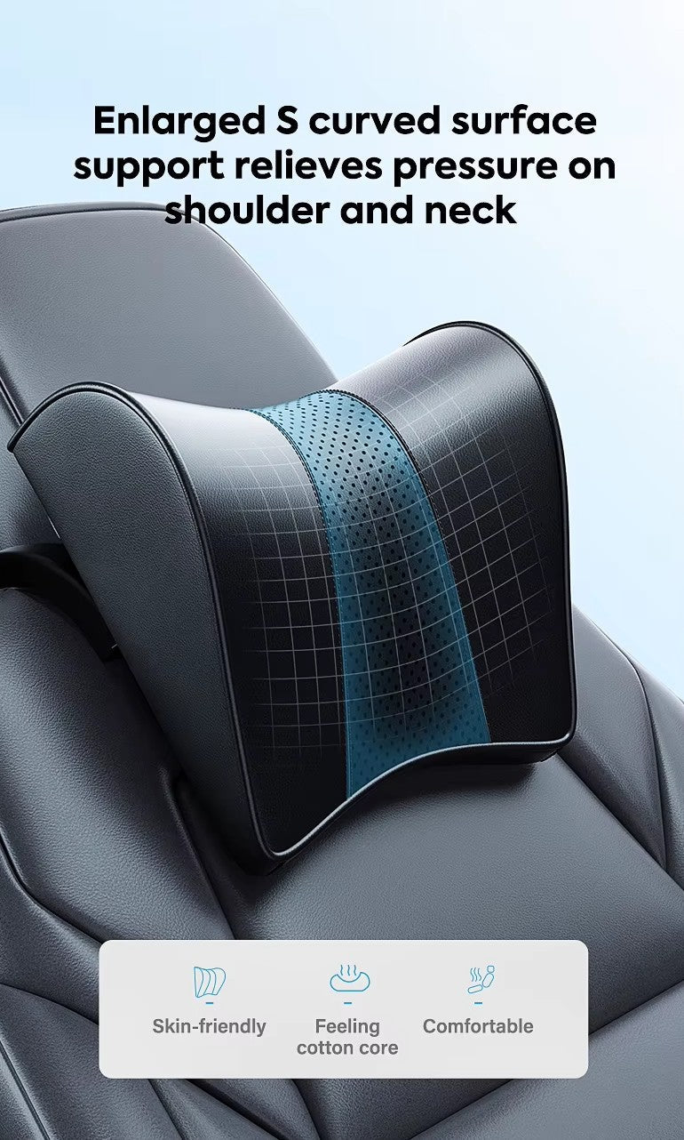 Premium Headrest Pillow with Support for Neck for Tesla Model 3 , Y , Highland & Juniper - TESLARY Tesla Shop Accessories Europe Nederlands Dublin Cork Ireland Deutschland Espana Alicante France Italia