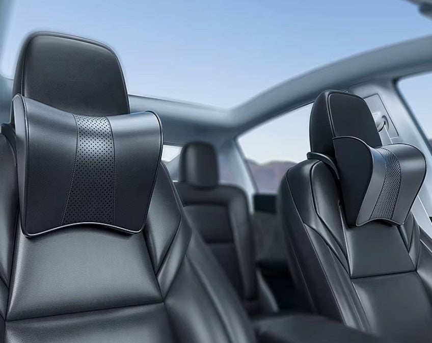 Premium Headrest Pillow with Support for Neck for Tesla Model 3 , Y , Highland & Juniper - TESLARY Tesla Shop Accessories Europe Nederlands Dublin Cork Ireland Deutschland Espana Alicante France Italia