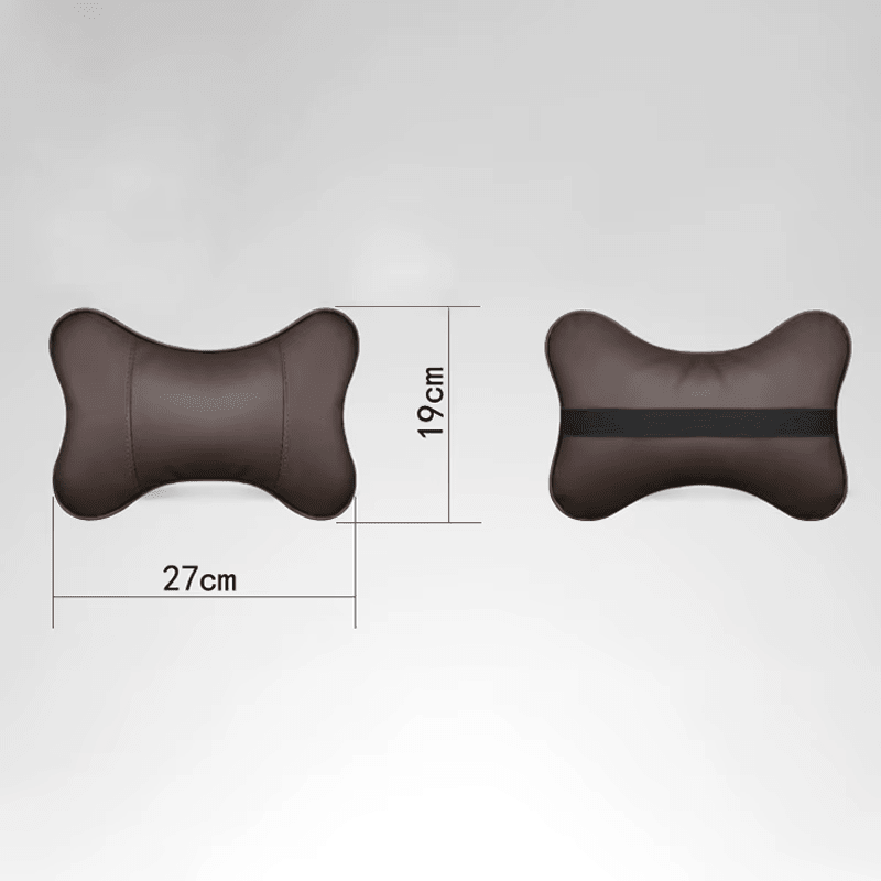 Premium PU Leather Head and Neck Rest & Protector Pillows For Tesla Model 3 Y S X with Logo - TESLARY Tesla Shop Accessories Europe Nederlands Dublin Cork Ireland Deutschland Espana Alicante France Italia