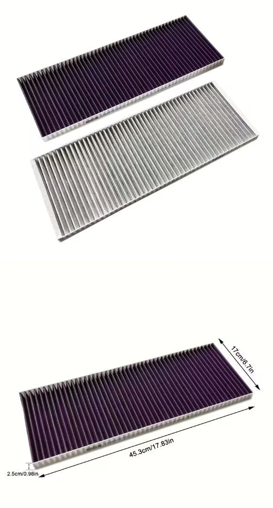 Premium Replacement HEPA & CARBON Filters for Tesla Model Y 1658376-00-A , 1658375-00-B , 1896189-00-A - Car Air Purifier Filter - 99% Efficiency, 0.3 Micron, Captures Dust, Allergens & Odors - TESLARY Tesla Shop Accessories Europe Nederlands Dublin Cork Ireland Deutschland Espana Alicante France Italia
