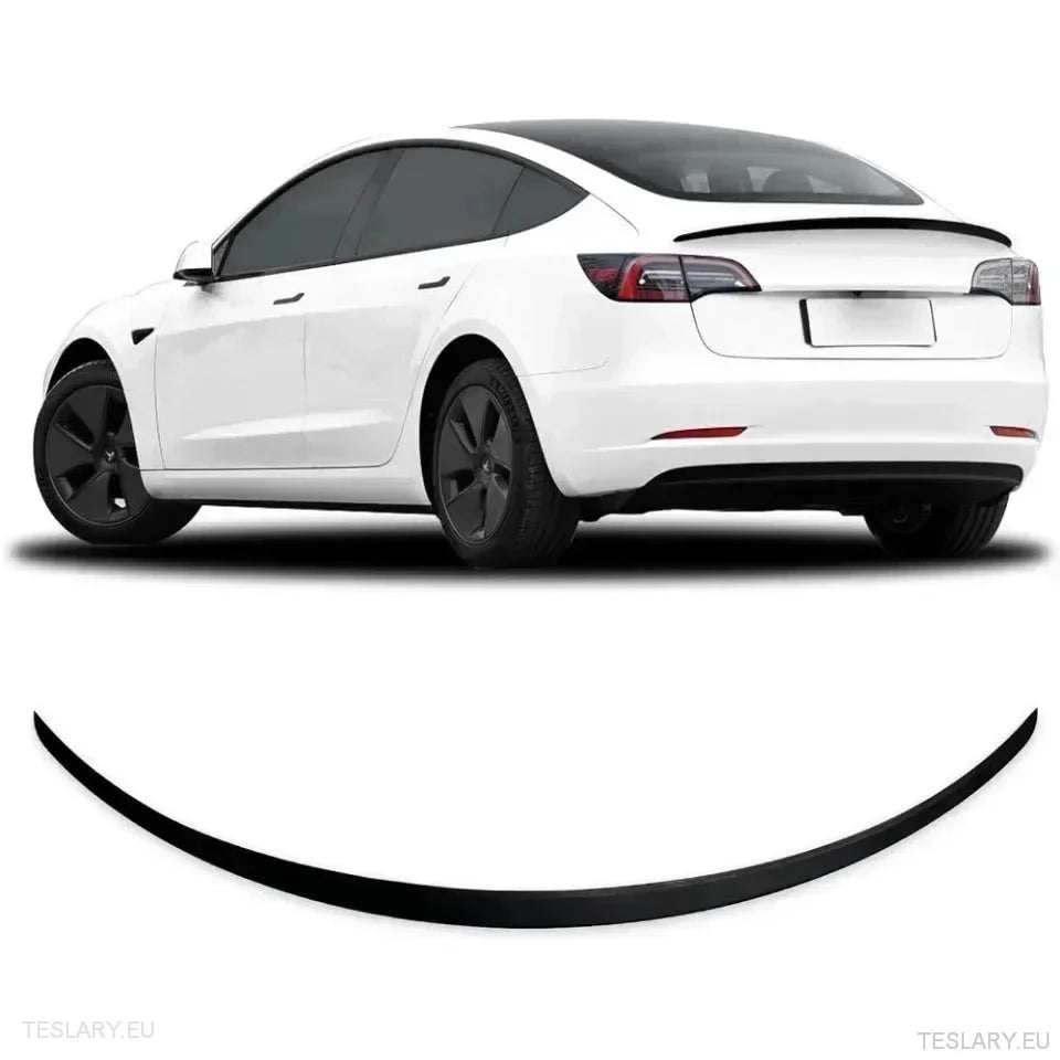 Rear Trunk Spoiler for Tesla Model 3 2019 - 2023 - TESLARY Tesla Shop Accessories Europe Nederlands Ireland Deutschland Espana Alicante France Italia