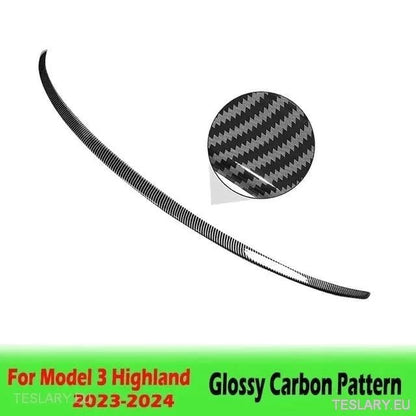 Rear Trunk Spoiler for Tesla Model 3 Highland 2024 Onwards - TESLARY Tesla Shop Accessories Europe Nederlands Dublin Cork Ireland Deutschland Espana Alicante France Italia