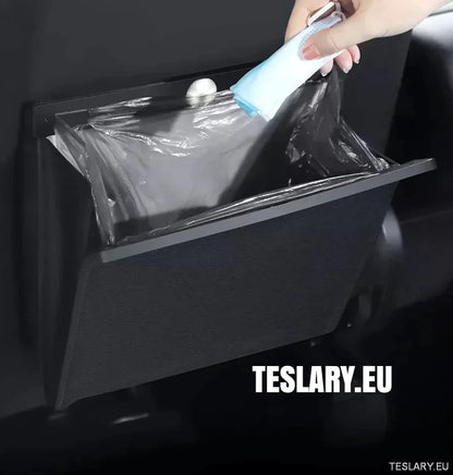 Seat Back Storage / Bag PU Leather with Led Light & Magnetic Lock - TESLARY Tesla Shop Accessories Europe Nederlands Dublin Cork Ireland Deutschland Espana Alicante France Italia
