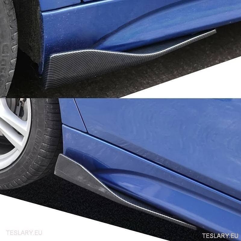 Side Skirt Carbon Fiber Body Trim ( Universal ) - TESLARY Tesla Shop Accessories Europe Nederlands Ireland Deutschland Espana Alicante France Italia