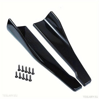 Side Skirt Carbon Fiber Body Trim ( Universal )