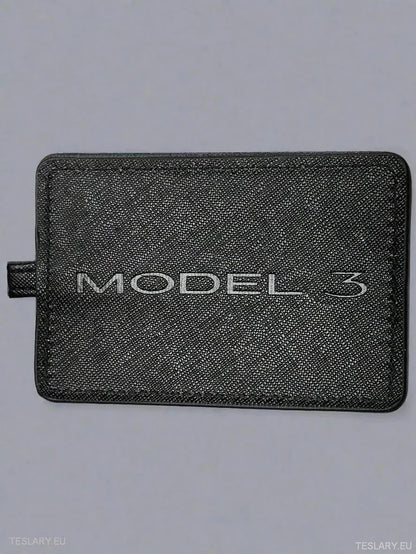 Modern Key Case Cover with Tesla Model 3 logo