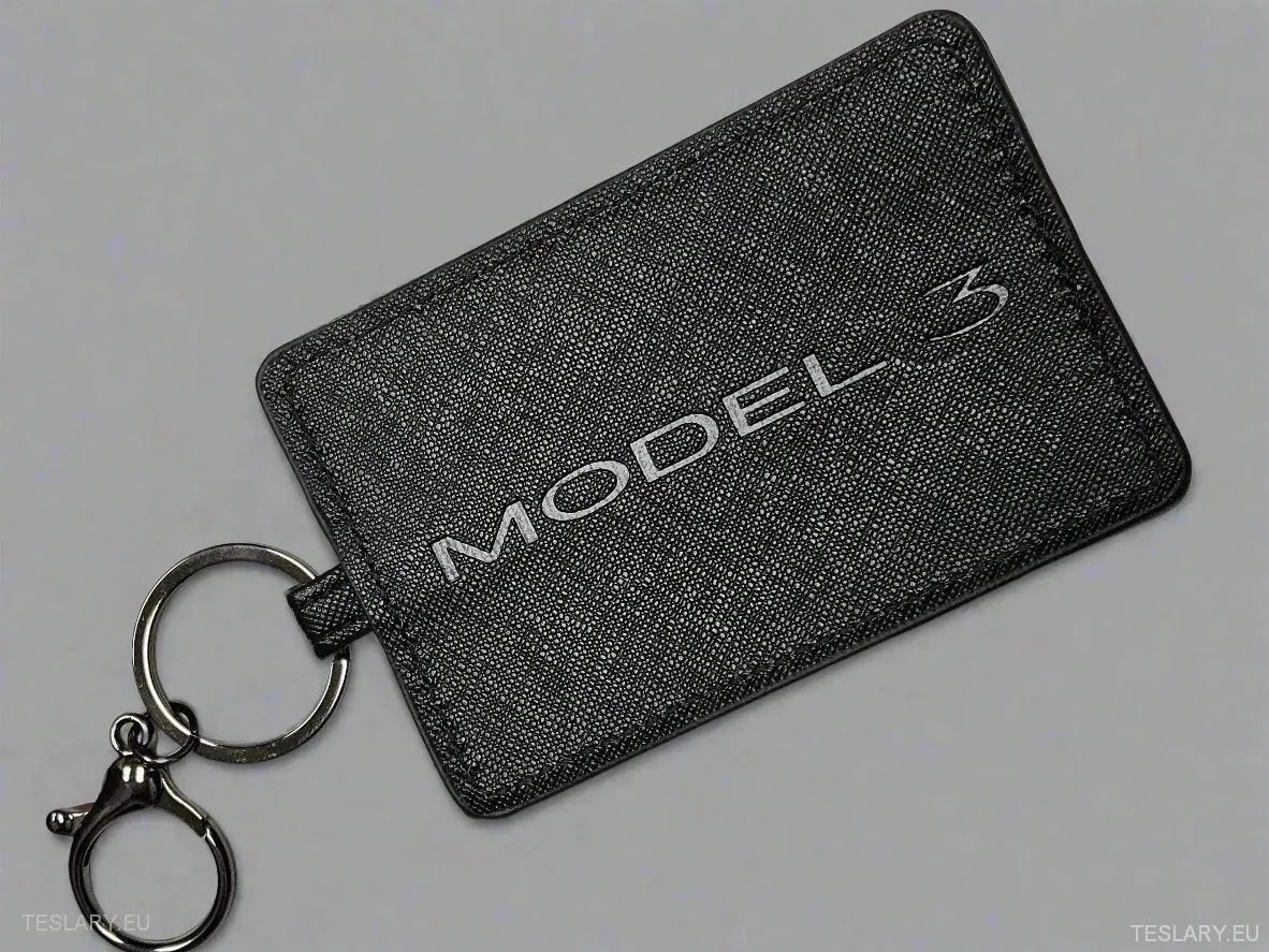 Modern Key Case Cover with Tesla Model 3 logo