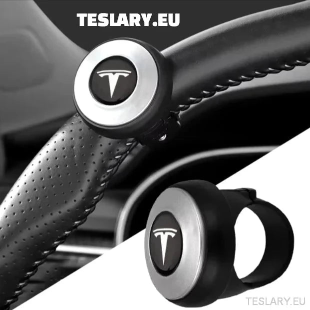 Steering Wheel Non Slip Single Hand Control Booster for Tesla Y S X 3 with Logo - TESLARY Tesla Shop Accessories Europe Nederlands Ireland Deutschland Espana Alicante France Italia