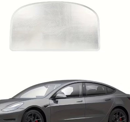 Suitable for Tesla for Model 3 / Y Trunk Sunshade, Camping, Blocks 99% UV Rays, Quick Installation without Tools, Effectively Protects Rear Cargo and Passengers from Direct Sunlight - TESLARY Tesla Shop Accessories Europe Nederlands Dublin Cork Ireland Deutschland Espana Alicante France Italia