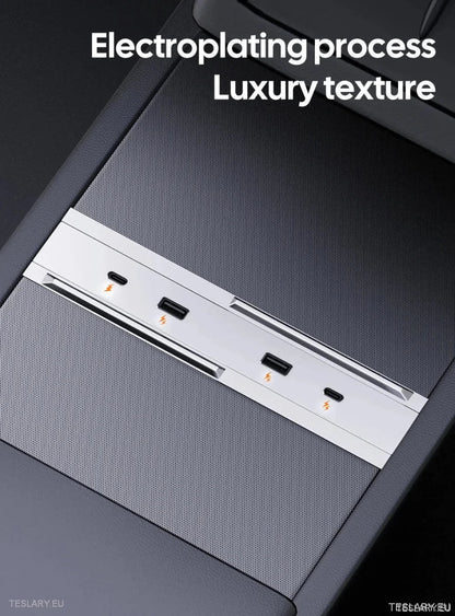 Tesla 3 Highland 4 - 1 USB Expansion Hub - TESLARY Tesla Shop Accessories Europe Nederlands Ireland Deutschland Espana Alicante France Italia