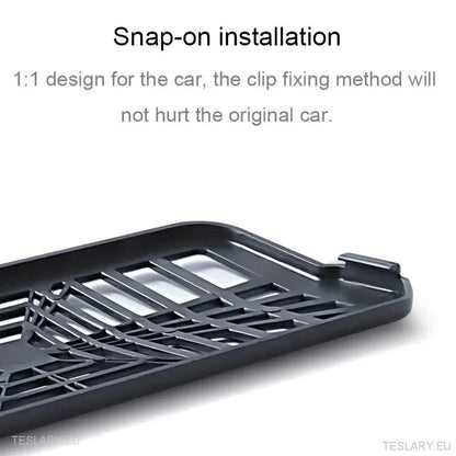 Tesla 3 Highland Under Seat Air Outlet Cover Plaid Style ( 2 Pieces ) - TESLARY Tesla Shop Accessories Europe Nederlands Dublin Cork Ireland Deutschland Espana Alicante France Italia