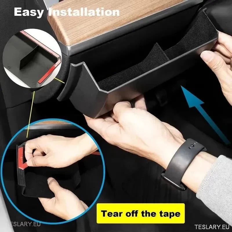 Tesla 3/Y Driver Side Dash Storage - TESLARY Tesla Shop Accessories Europe Nederlands Ireland Deutschland Espana Alicante France Italia