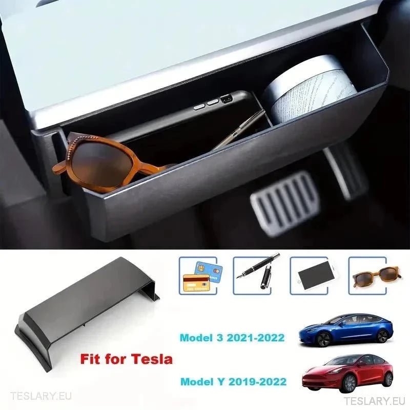 Tesla 3/Y Driver Side Dash Storage - TESLARY Tesla Shop Accessories Europe Nederlands Ireland Deutschland Espana Alicante France Italia