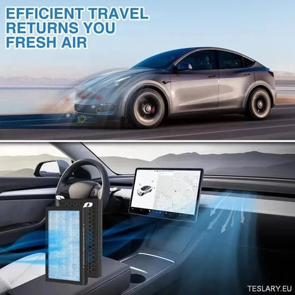 Tesla 3/Y Passenger Air Filter Replacement ( 2 Pieces ) - TESLARY Tesla Shop Accessories Europe Nederlands Ireland Deutschland Espana Alicante France Italia
