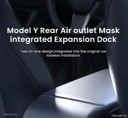 Tesla 3/Y Rear Air Vent USB with Retractable Cables - TESLARY Tesla Shop Accessories Europe Nederlands Ireland Deutschland Espana Alicante France Italia