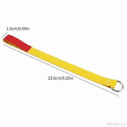 Tesla for Model Y/3 Rear Door Emergency Safety Pull Rope - Red Handle & Black Car Interior Accessories, Easy Install Emergency Door Unlocking Handle for Enhanced Safety & Convenience - TESLARY Tesla Shop Accessories Europe Nederlands Dublin Cork Ireland Deutschland Espana Alicante France Italia