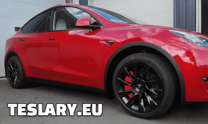 Tesla Model 3 / 3+ / Y Aluminium Brake Caliper Covers ( Set of 4 Pieces ) - TESLARY Tesla Shop Accessories Europe Nederlands Dublin Cork Ireland Deutschland Espana Alicante France Italia