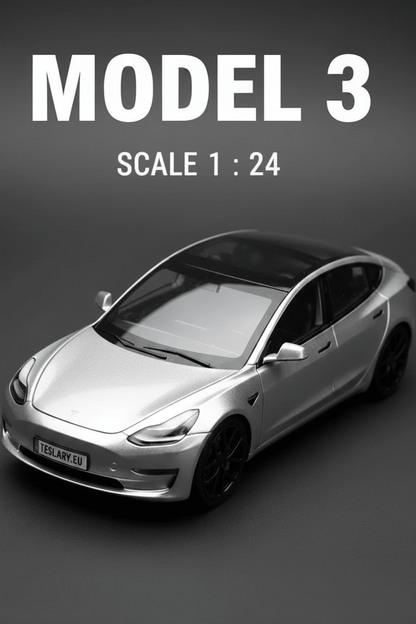 Tesla Model 3 Car 1:24 Diecast Model Car 2019 - 2023 Version - TESLARY Tesla Shop Accessories Europe Nederlands Dublin Cork Ireland Deutschland Espana Alicante France Italia