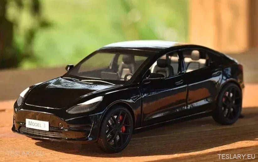 Tesla 3 Model Car 1:24 Diecast Model Car -TESLARY.IE Tesla Shop Europe