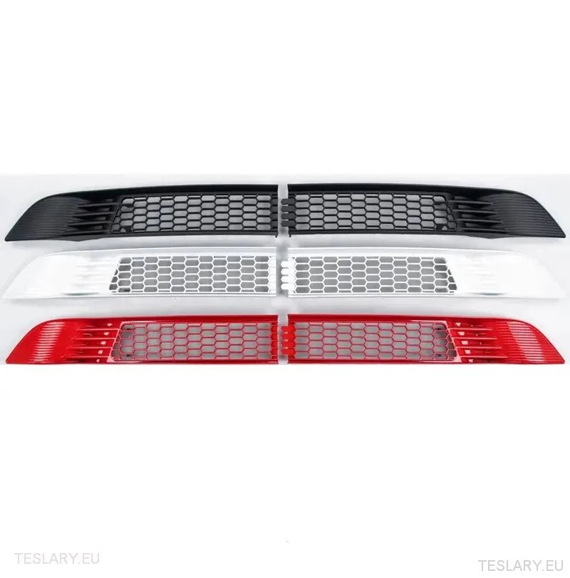 Tesla Model 3 Front Grill Mesh Inlet Vent - Red -TESLARY.IE Tesla Shop Europe