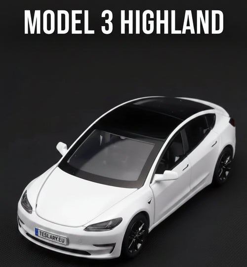 Tesla Model 3+ Highland 2024 1:32 Unofficial Version - TESLARY Tesla Shop Accessories Europe Nederlands Dublin Cork Ireland Deutschland Espana Alicante France Italia