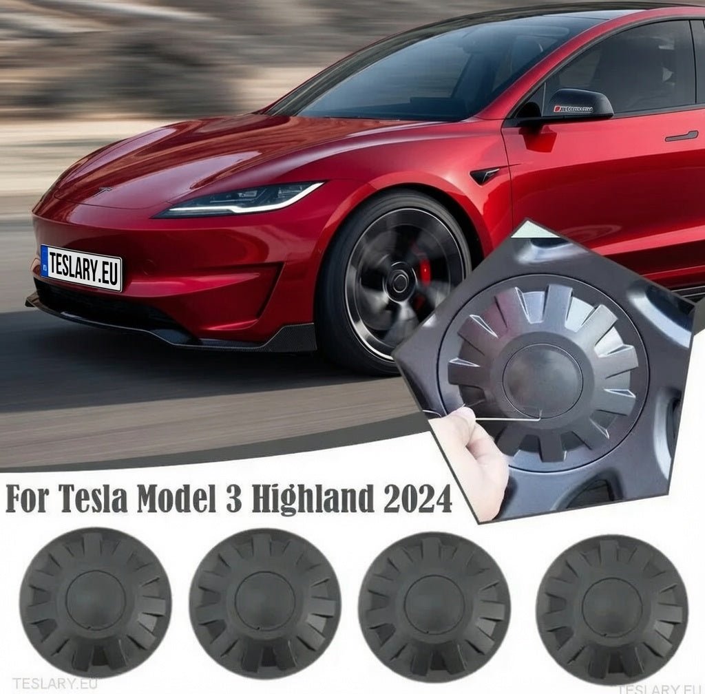 Tesla Model 3 Higaland Performance Red with Alloy Wheels - Buy Accessories from Europes TESLARY.EU