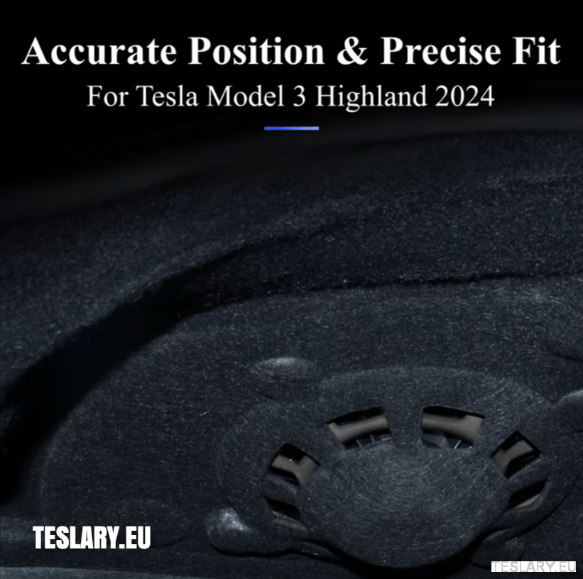 Tesla Model 3 Trunk Sound Proofing & Insulation - TESLARY Tesla Shop Accessories Europe Nederlands Dublin Cork Ireland Deutschland Espana Alicante France Italia