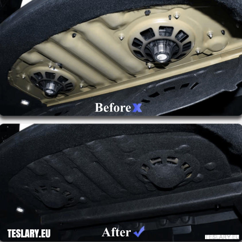 Tesla Model 3 Trunk Sound Proofing & Insulation - TESLARY Tesla Shop Accessories Europe Nederlands Dublin Cork Ireland Deutschland Espana Alicante France Italia
