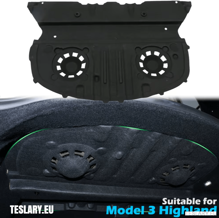 Tesla Model 3 Trunk Sound Proofing & Insulation - TESLARY Tesla Shop Accessories Europe Nederlands Dublin Cork Ireland Deutschland Espana Alicante France Italia