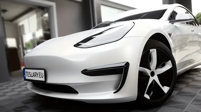 Fog Light Frames Trim Eyebrow Cover Exterior Decoration Splitter Sticker for Tesla Model Y 3 Buy from europes teslary.eu