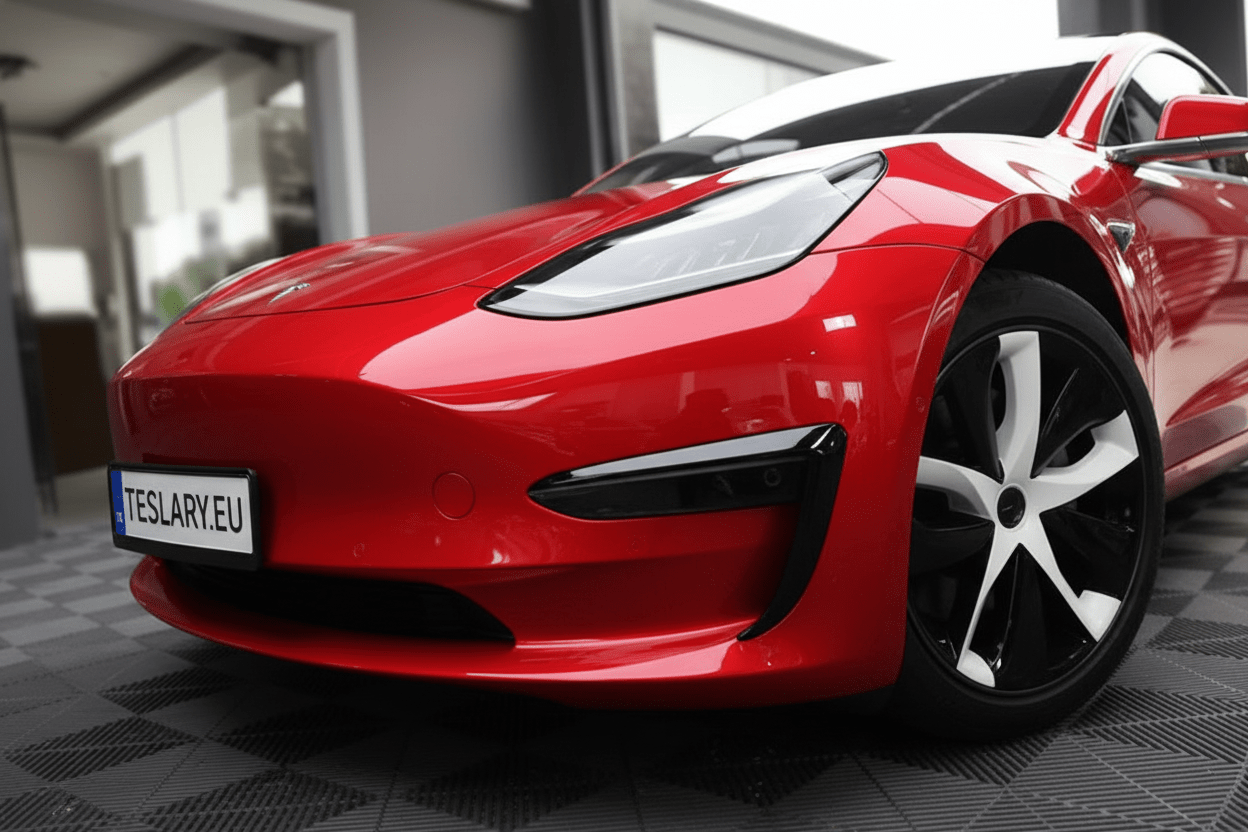 Tesla Model 3 / Y Fog Lights Wind Splitter In Carbon Black Matte and Gloss - TESLARY Tesla Shop Accessories Europe Nederlands Dublin Cork Ireland Deutschland Espana Alicante France Italia