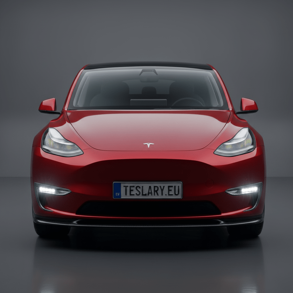 Fog Light Frames Trim Eyebrow Cover Exterior Decoration Splitter Sticker for Tesla Model Y 3 Buy from europes teslary.eu