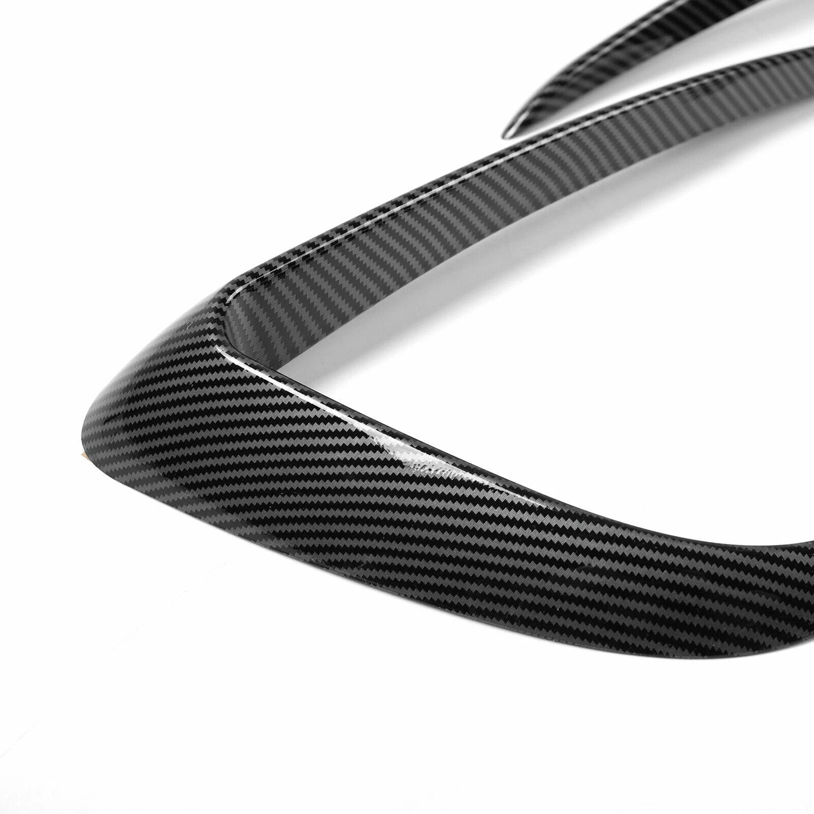 Tesla Model 3 / Y Fog Lights Wind Splitter In Carbon Black Matte and Gloss - TESLARY Tesla Shop Accessories Europe Nederlands Dublin Cork Ireland Deutschland Espana Alicante France Italia