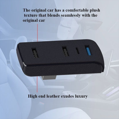 Tesla Model 3 / Y Glove Box USB Hub & Docking Station ( LEFT HAND DRIVE ONLY ) - TESLARY Tesla Shop Accessories Europe Nederlands Ireland Deutschland Espana Alicante France Italia