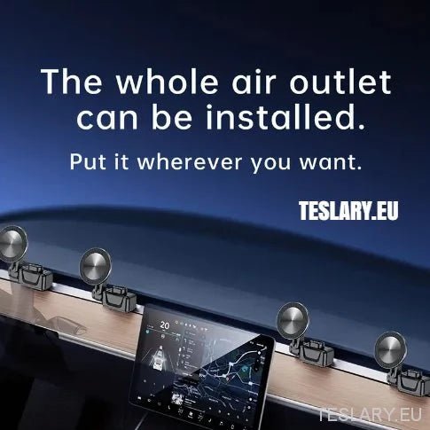 Tesla Model 3 / Y Magnetic Phone Holder 360 Degrees. - TESLARY Tesla Shop Accessories Europe Nederlands Dublin Cork Ireland Deutschland Espana Alicante France Italia