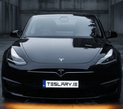 Tesla Model 3 / Y Real Plastic Front Grill ( Tesla X Style ) with Logo - TESLARY Tesla Shop Accessories Europe Nederlands Dublin Cork Ireland Deutschland Espana Alicante France Italia